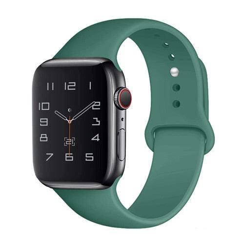Pulseira de Silicone Casual para Apple Watch/Iwo